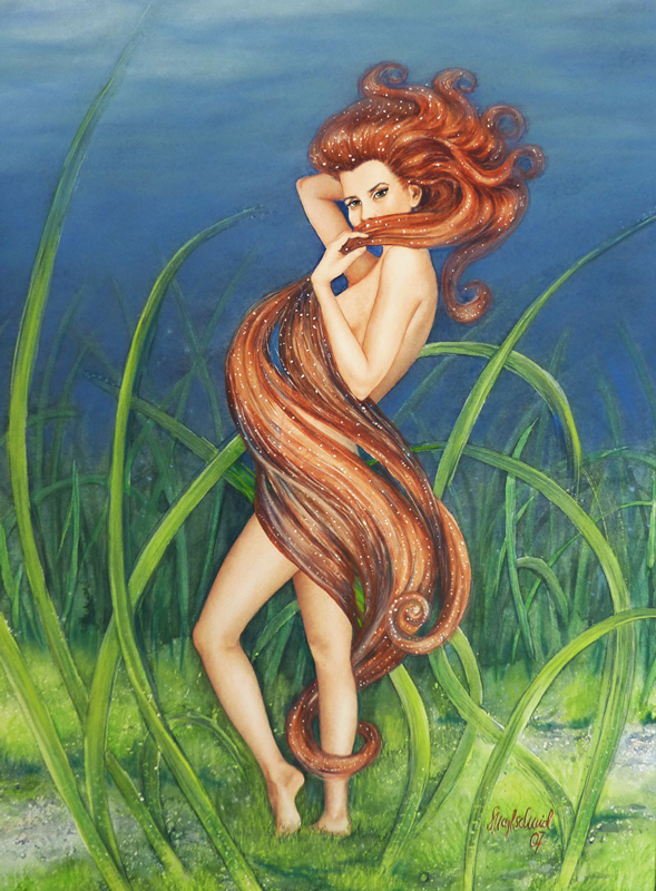 Mermaid Hippocampia Fine-Art-Print