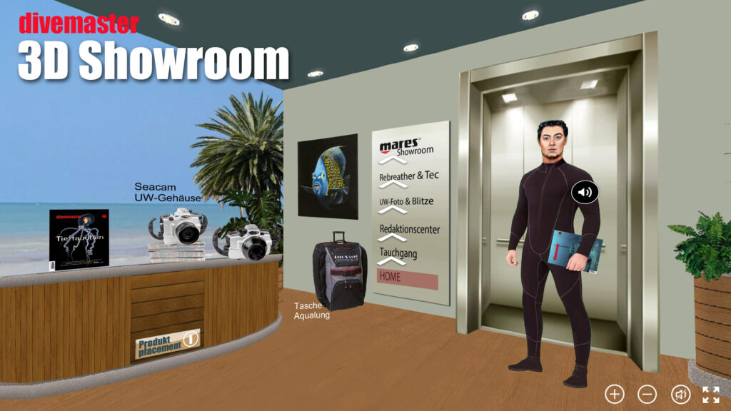 Virtueller 3D-Showroom